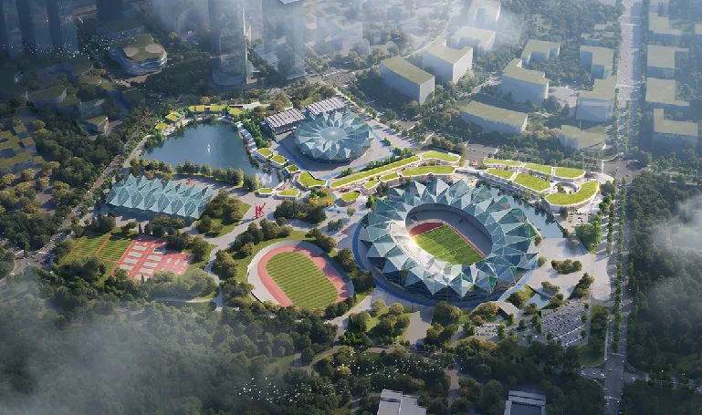 Shenzhen Universiade Sports Center.Protecting Human Density
