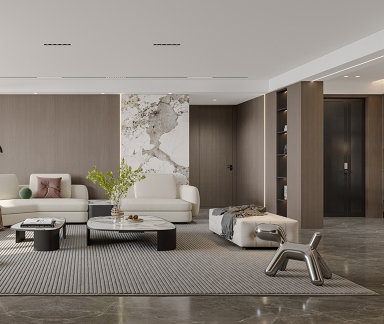 Aluminum-wood Seamless Interior Door
