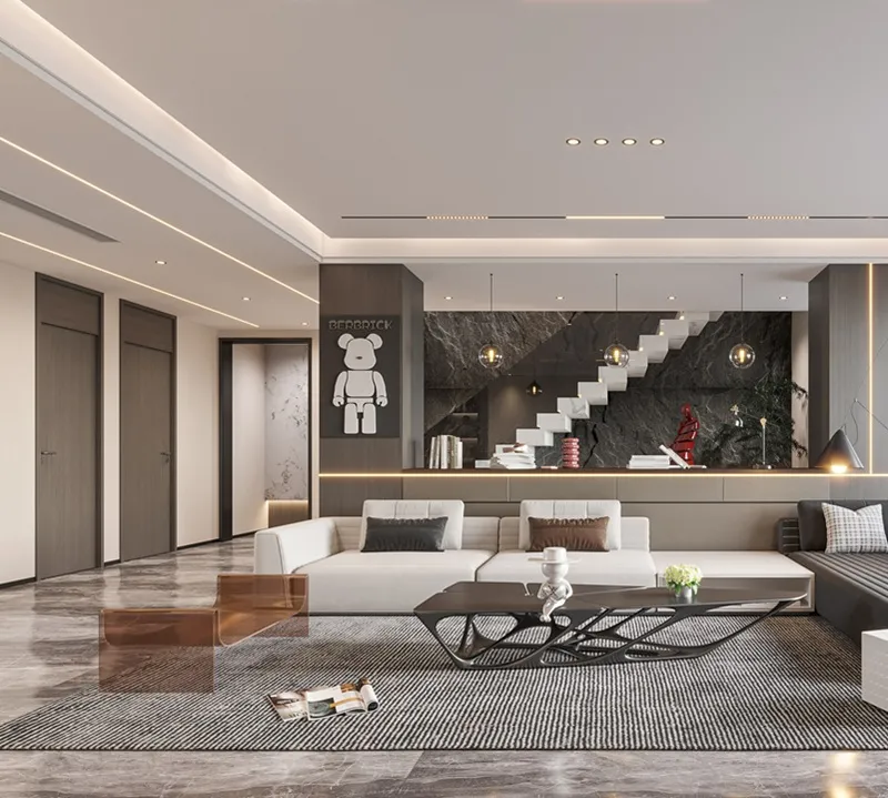 Frameless Hidden Interior Door