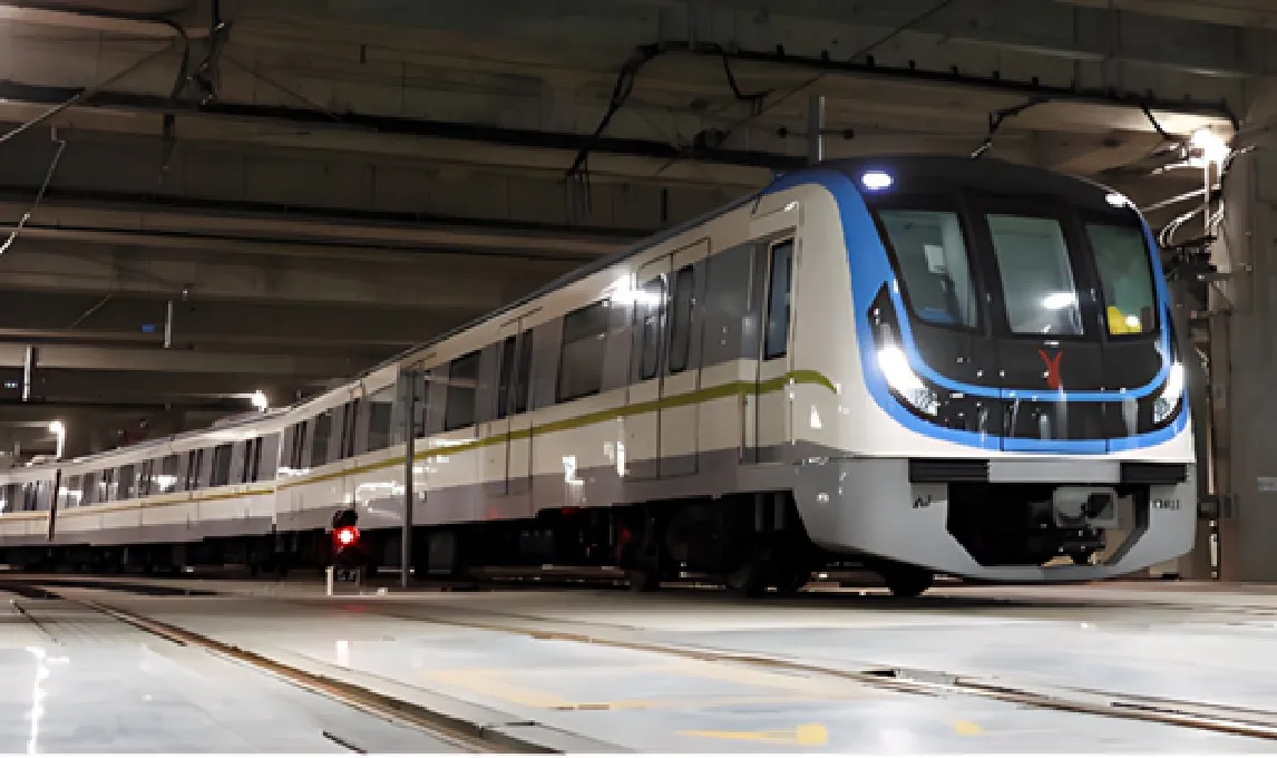 Guangzhou Metro System.Equipped with Stainless Steel Fire-smoke Barriers