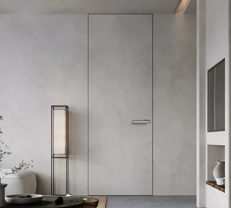 Aluminum Wood Hidden Frame Interior-Door
