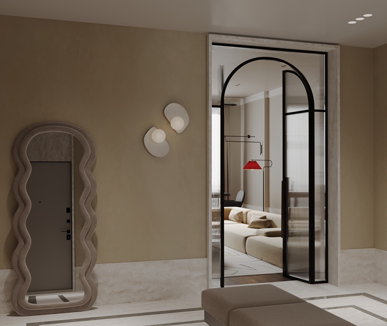 Modern interior door