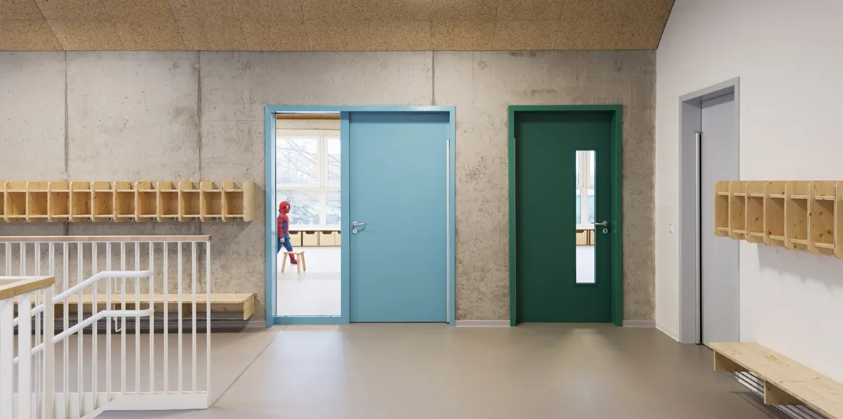 Certified Fire Door With Glass