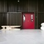Double-Leaf Fireproof Door with Glass