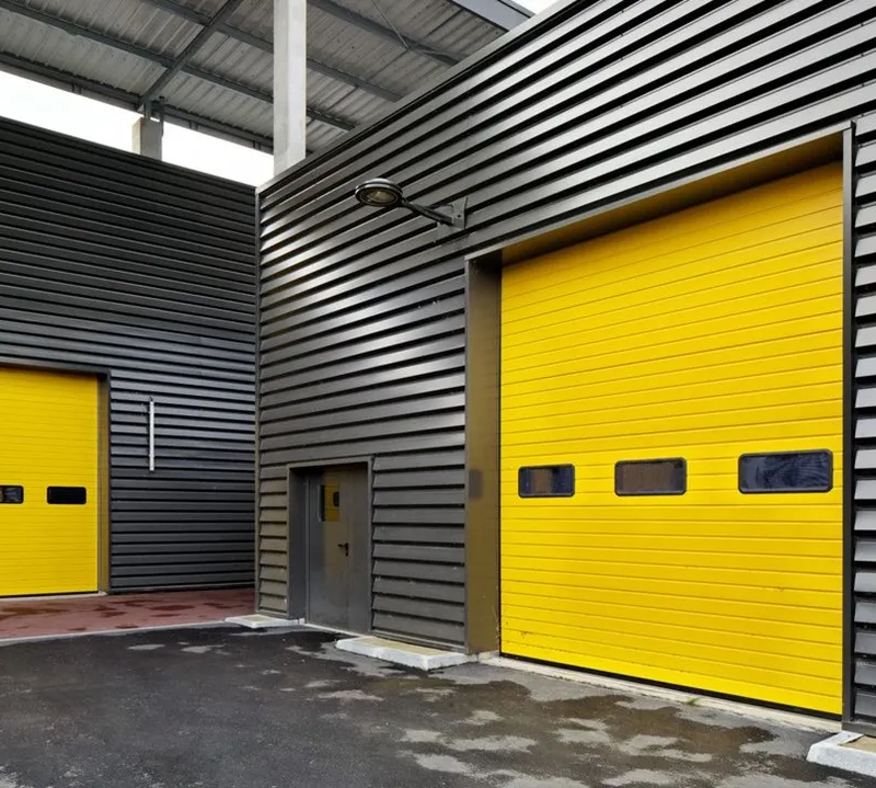 Automatic Glass Garage Shutter Doors 