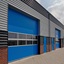 Steel Fire Rated Shutter Doors with Windows