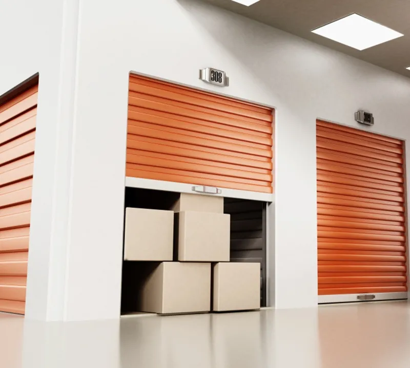 Galvanized Steel Fire Rated Shutter Doors for Warehouse