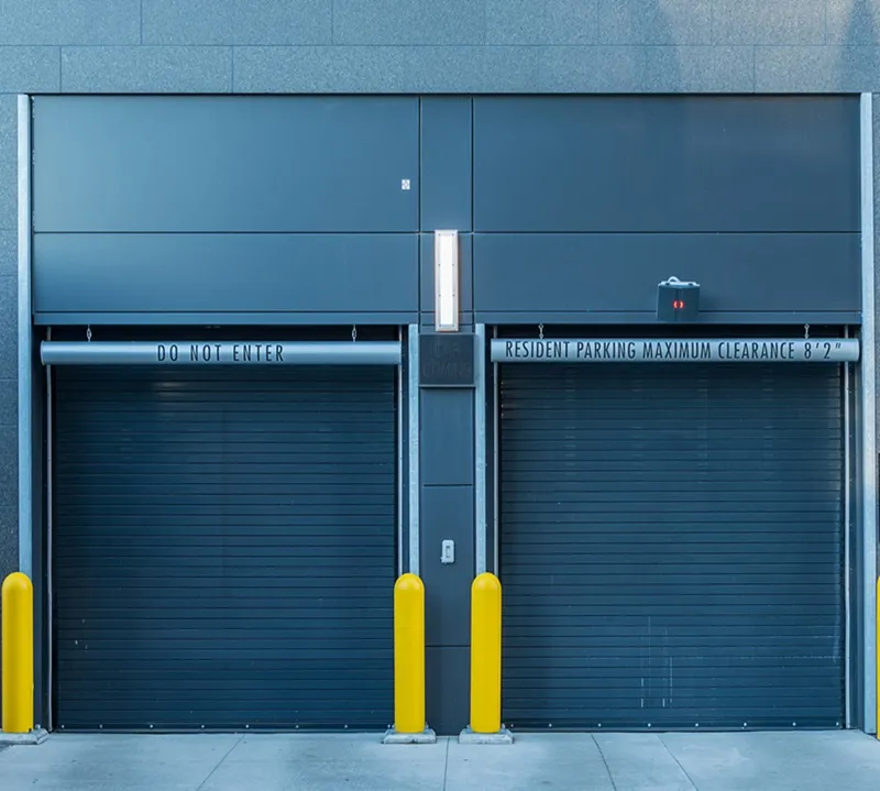 Automatic Glass Garage Shutter Doors 