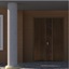 Security Doors with Armored Rock Panel