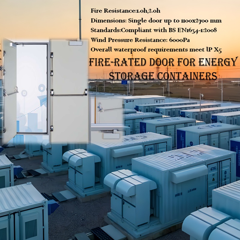 the Next-Generation Fireproof and Waterproof Door for 5G Container Base Stations